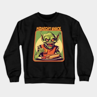 Goblin eat hotdog Crewneck Sweatshirt